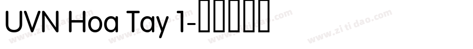 UVN Hoa Tay 1字体转换